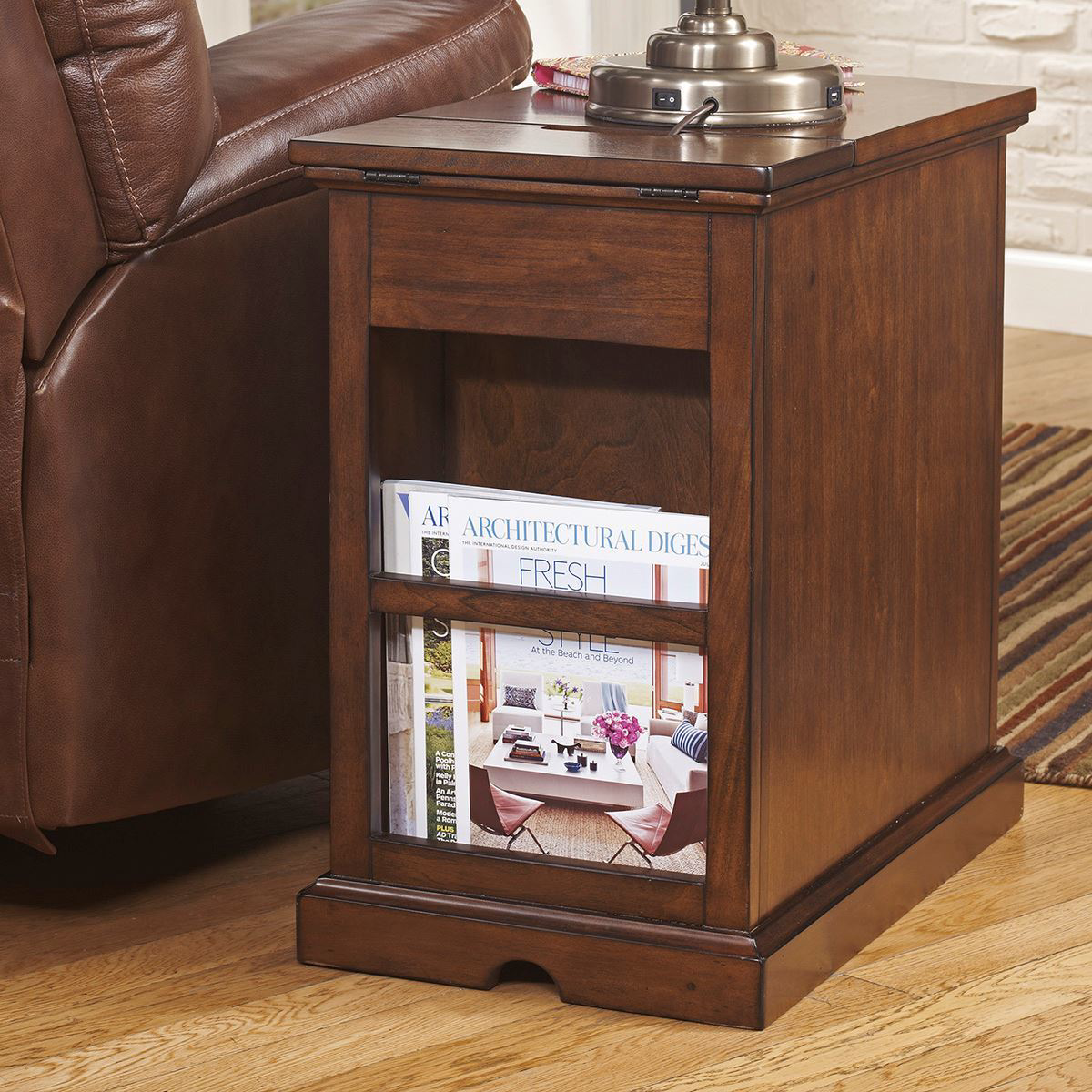 Picture of Davis Chairside Table with USB