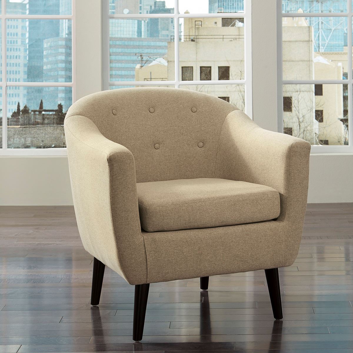 Accent Chair in Khaki | Living Room Chairs | Lifestyle Furniture by