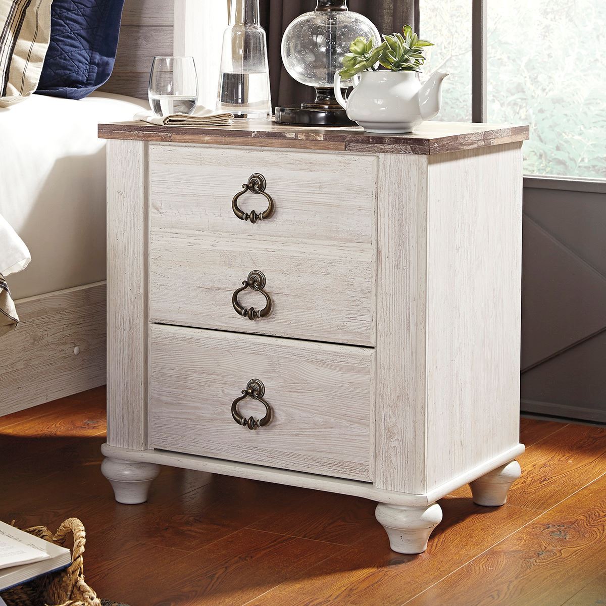 Wildflower 2 Drawer Nightstand Bedroom Night Stands Lifestyle