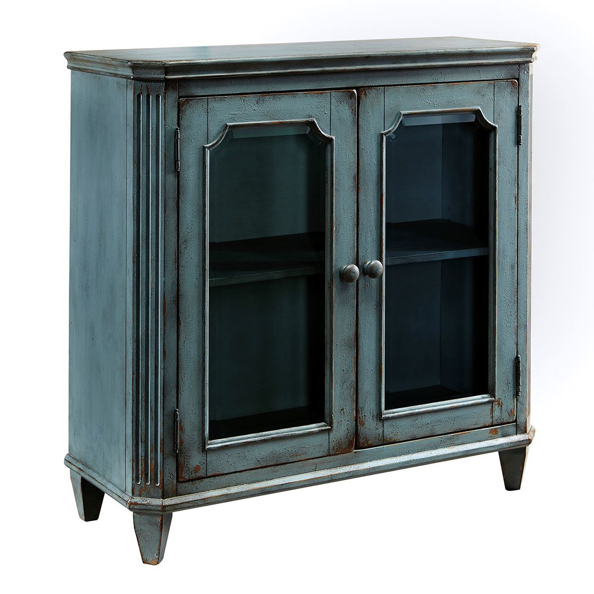 Picture of Accent Cabinet in Antique Teal