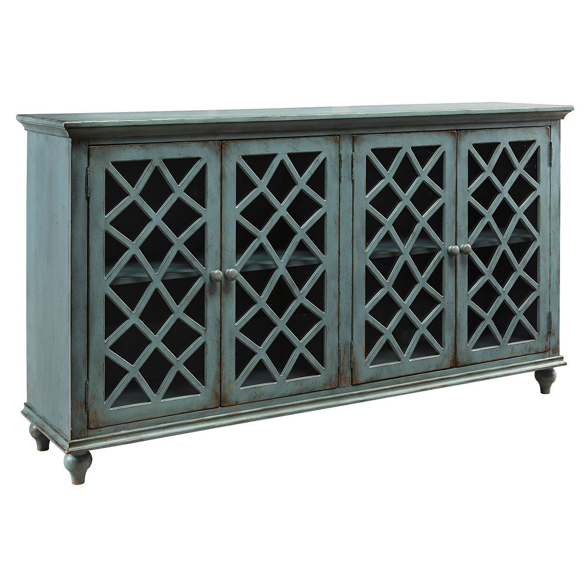 Picture of Accent Console in Antique Teal
