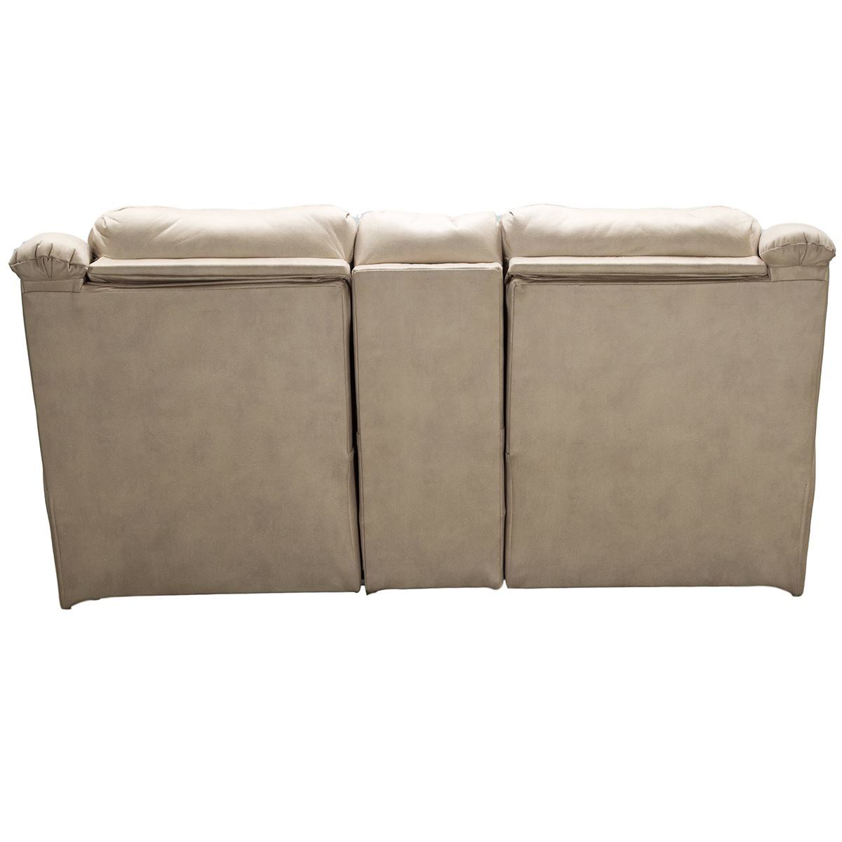 Picture of Graham Khaki Power Headrest Loveseat with Console