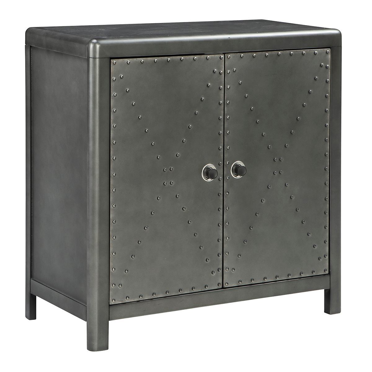 Picture of Aged Steel Metal Cabinet