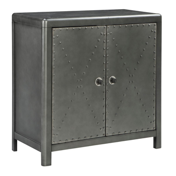Picture of Aged Steel Metal Cabinet