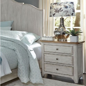 Picture of Roanoak 3 Drawer Nightstand