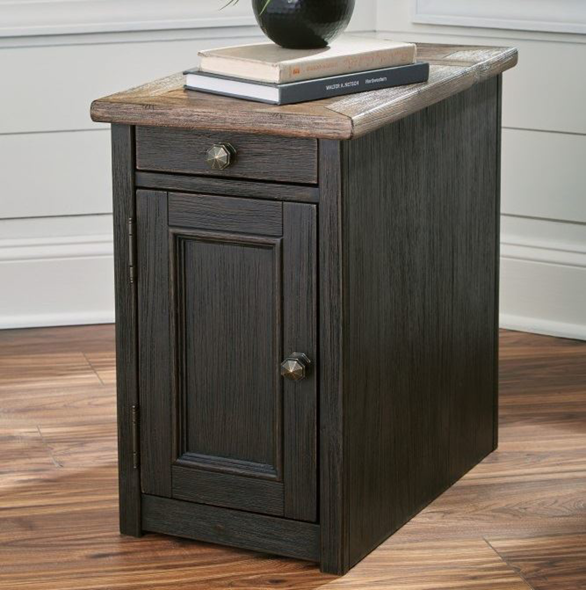 Picture of Antiquity Brown Chairside End Table