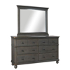 Picture of Oxford Landscape Mirror In Peppercorn