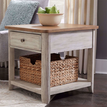 Picture of Roanoak End Table with Basket