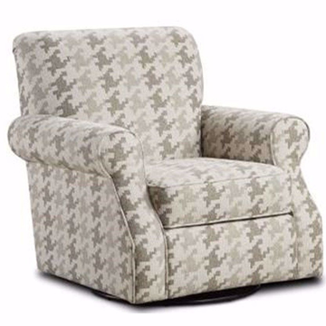 Picture of Bryant Swivel Chair in Houndstooth