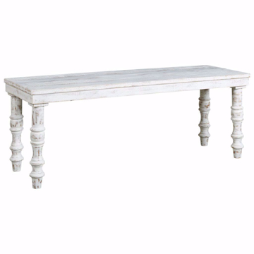 Picture of Dannerville White Accent Bench