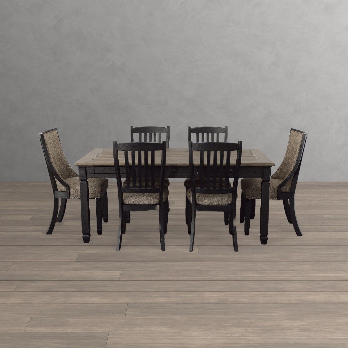 Antiquity Grey 7 Piece Dining Room Set by Ashley Furniture Industries