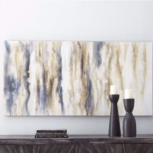 Picture of Joely Blue and Tan Wall Art
