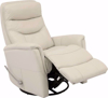 Picture of GEMINI LTHR SWGL RECL IVORY