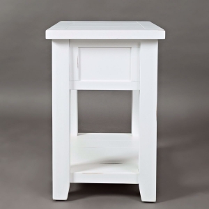 Picture of Artisan White Chairside Table