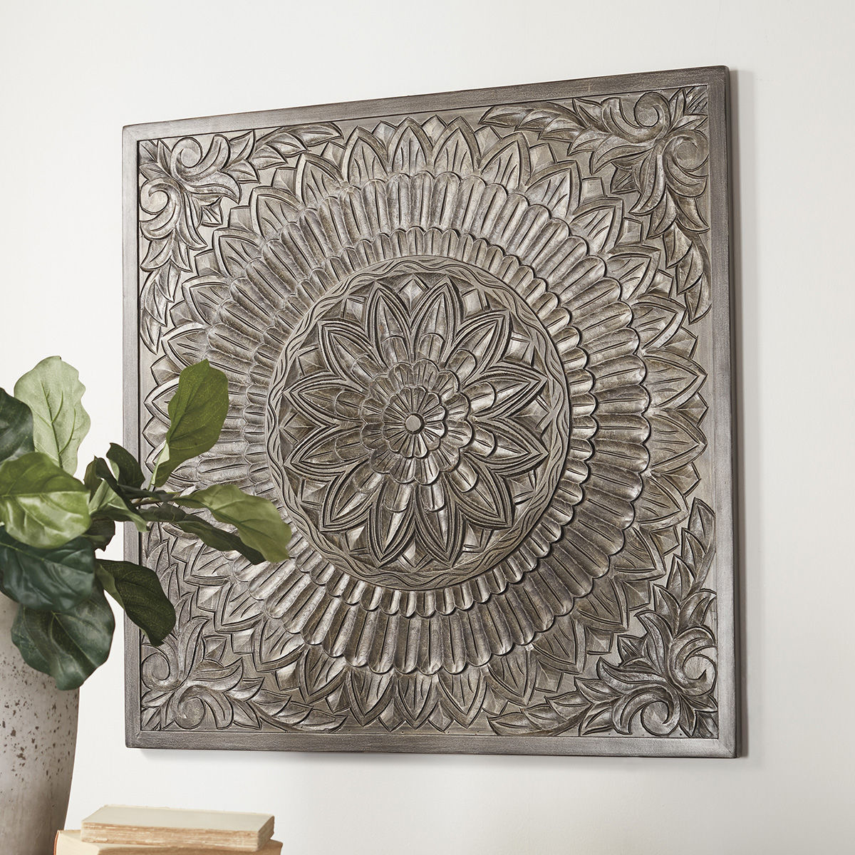 Picture of Briony Wood Carved Wall Decor