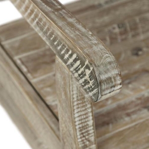 Picture of Artisan's Craft Washed Gray Storage Bench