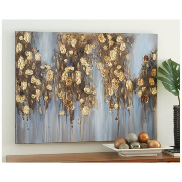 Picture of DONIER GOLD ABSTRACT CANVAS