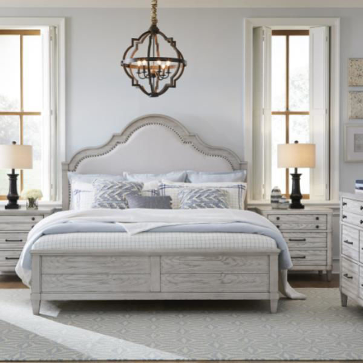 Picture of Bellhaven Upholstered Panel Bed