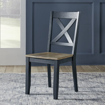Picture of DEEP SEA NAVY X BACK SIDE CHAIR