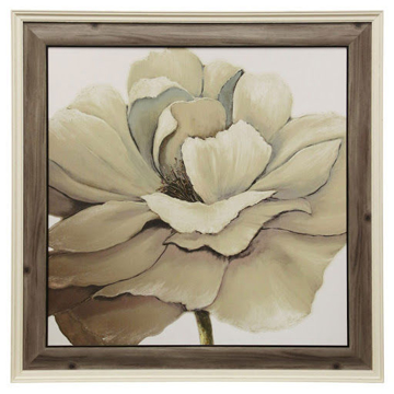 Picture of TEXTURED CREAM FLORAL I