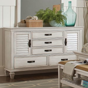 Picture of Nassau Antique White Dresser