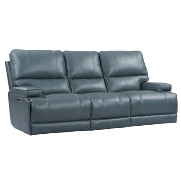 Picture of WHISTLER CORDLESS SOFA W/ POWER HEADREST IN AZURE