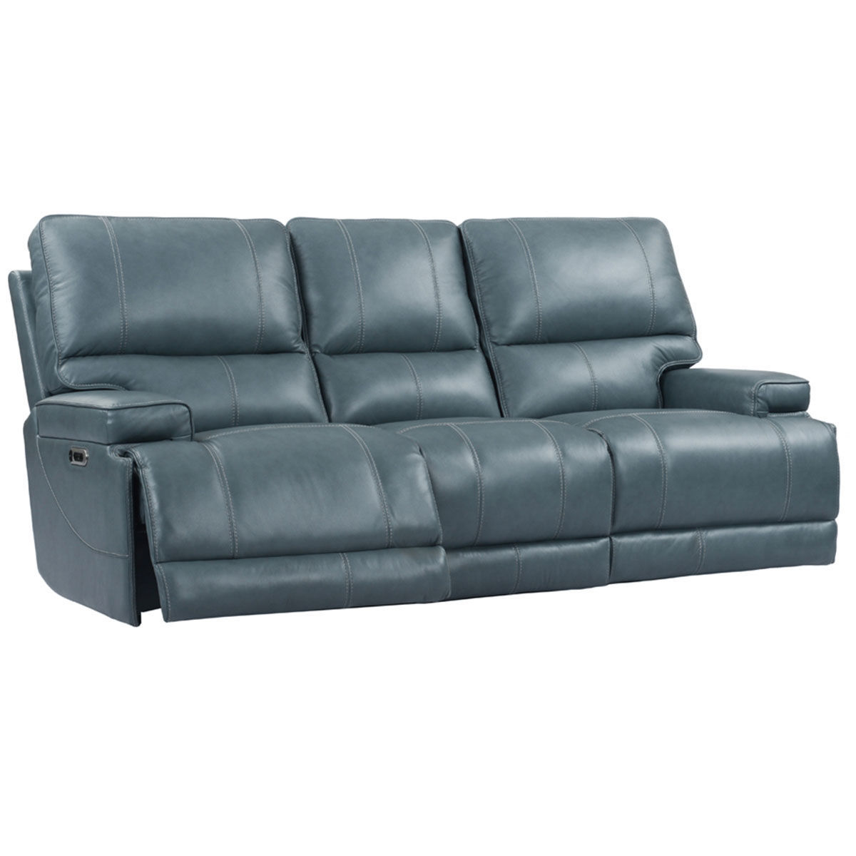 Picture of WHISTLER CORDLESS SOFA W/ POWER HEADREST IN AZURE