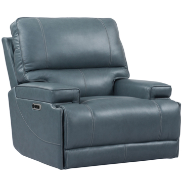 Picture of WHISTLER CORDLESS RECLINER W/ POWER HEADREST IN AZURE