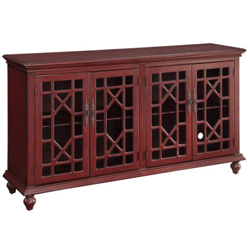 Picture of RED 4 DR MEDIA CREDENZA