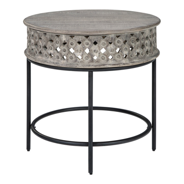 Picture of MONROE ROUND END TABLE
