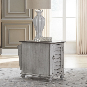 Picture of MARTHA WHITE CHAIRSIDE TABLE