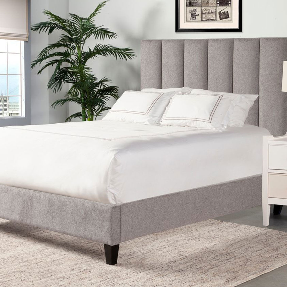 Picture of AVERY UPHOLSTERED BED IN STREAM