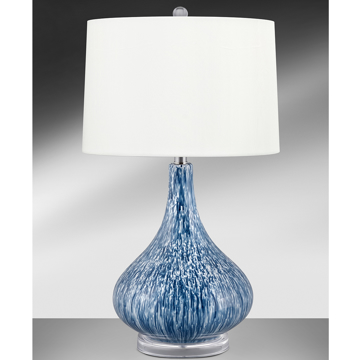 Picture of DAPPLED BLUE/WHT T-LAMP