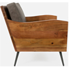 Picture of KARMA LEATHER CHAIR IN BOURBON