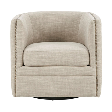 Picture of CAPETOWN LINEN SWIVEL CHAIR