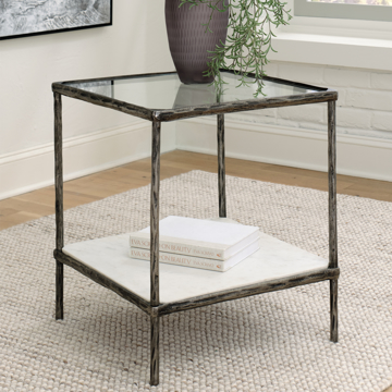 Picture of NEW YORK PEWTER END TABLE