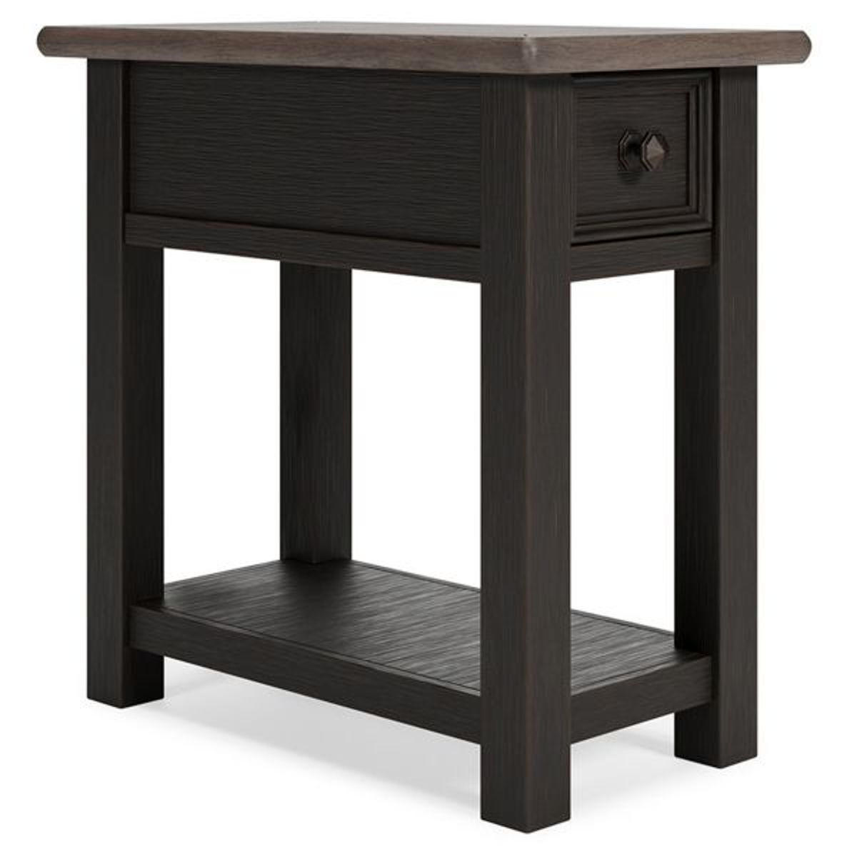 Picture of ANTIQUITY GREY CHAIRSIDE TABLE
