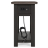 Picture of ANTIQUITY GREY CHAIRSIDE TABLE