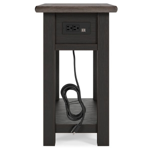 Picture of ANTIQUITY GREY CHAIRSIDE TABLE