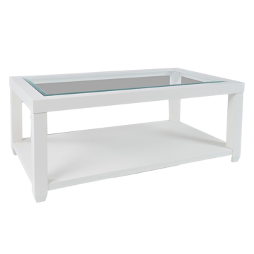Picture of URBAN ICON WHT RECT COFFEE TABLE