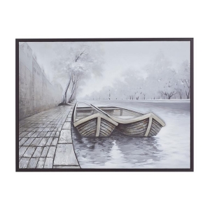 Picture of WOOD COASTAL BOART PRINT