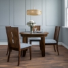 Picture of URBAN ICON ROUND BROWN DINING TABLE