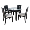 Picture of URBAN ICON 5PC BLACK DINING SET