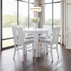Picture of URBAN ICON WHITE ROUND COUNTER TABLE