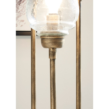 Picture of EMMIE ANT GLD 3 TIER FLR LAMP