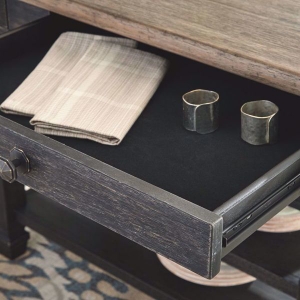 Picture of Antiquity Gray Dining Room Table