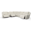 Picture of Dazzle 6 Piece Power Leather Sectional Sofa with Power Headrest