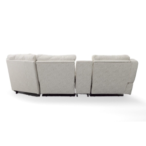 Picture of Dazzle 6 Piece Power Leather Sectional Sofa with Power Headrest