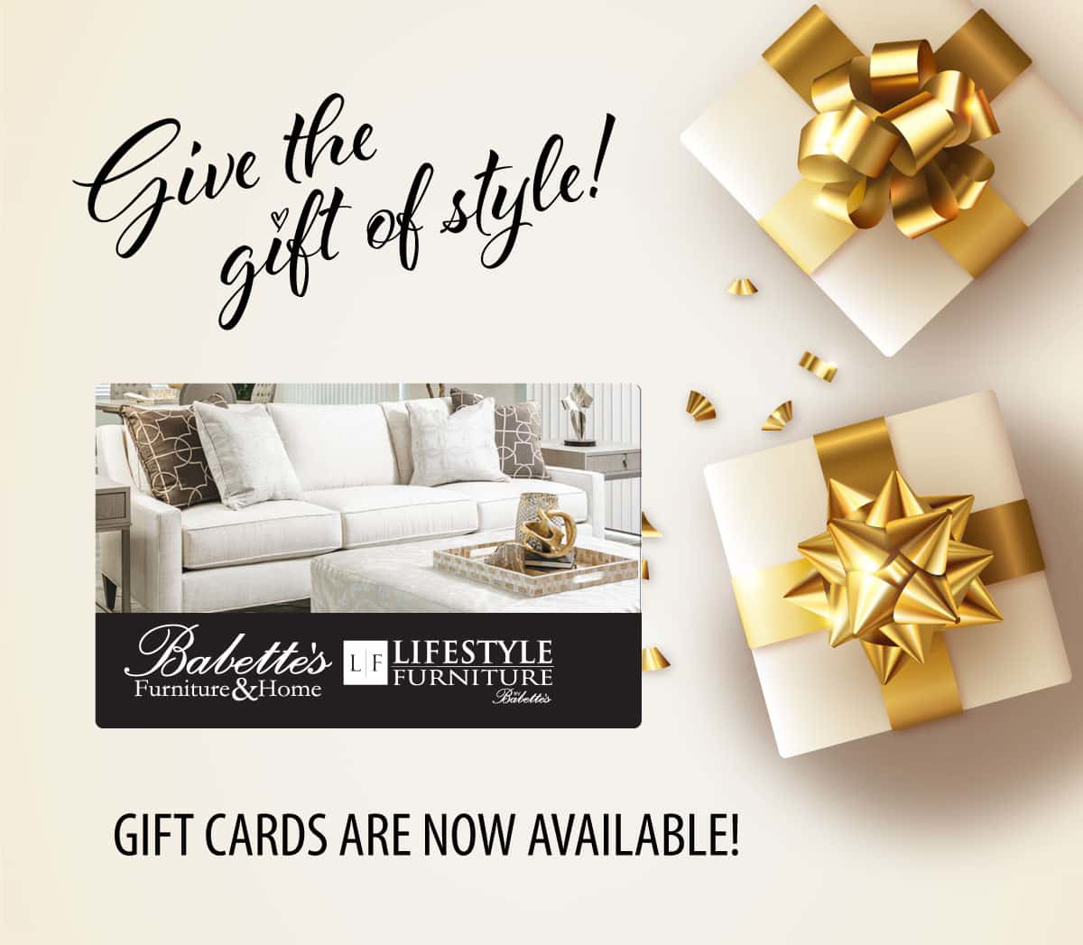 Babette's Furniture Packages