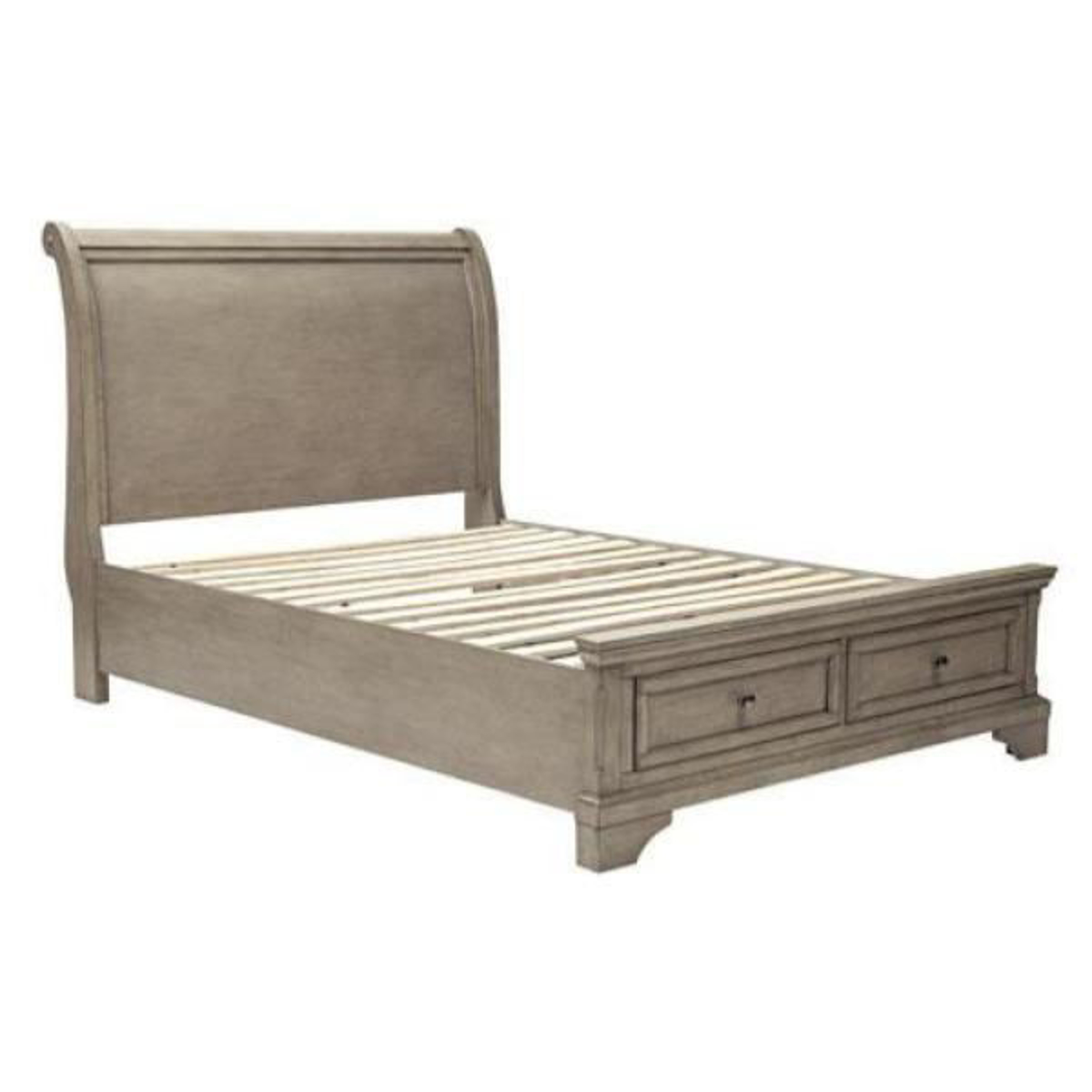 Picture of Kenley Sleigh King Storage Bed in Gray